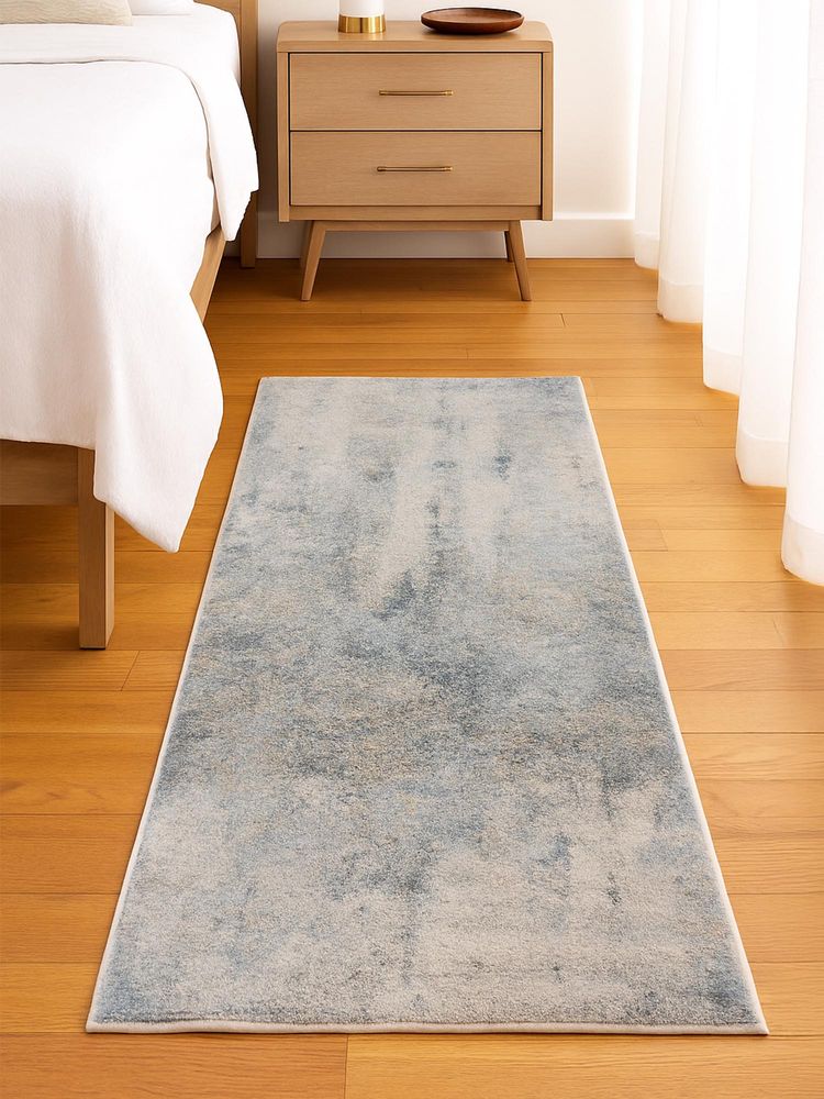 OBSESSIONS Polyester Machine Made Rectangular Floor Runner, Cream (2.5x5 Feet)-picture-20