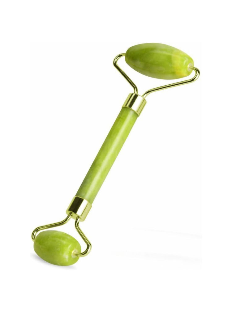 Signaxo Himalayan Jade Green Roller Face & Neck Massager Tool For Skin Glow & Brightening-image-33