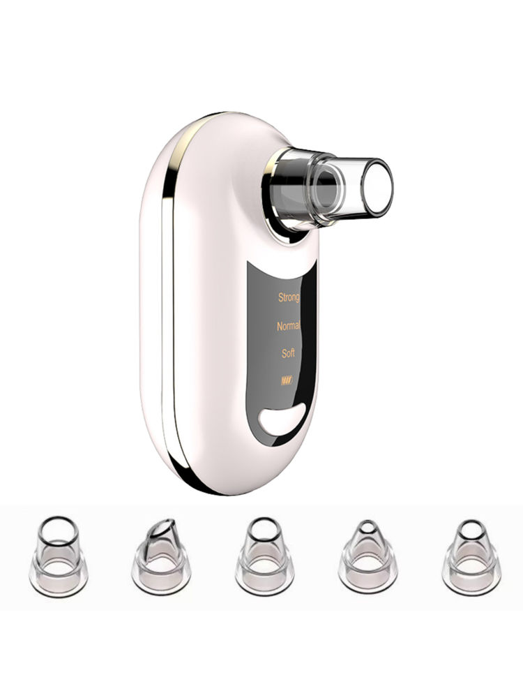Signaxo ClearPore Rechargeable Vacuum Acne Pore Cleaner Blackhead Remover Dermasuction With 5 Nozzle