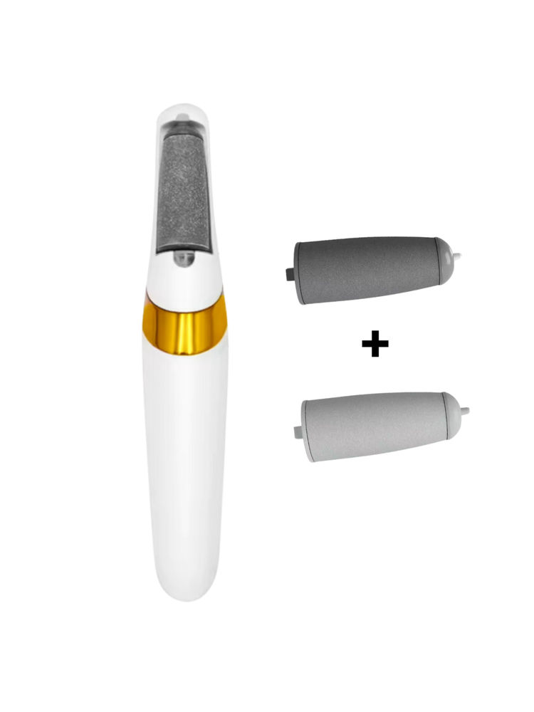 Signaxo PediCare Callus Remover With 2 Roller Heads Foot Scrubber For Dead Skin Pedicure Machine