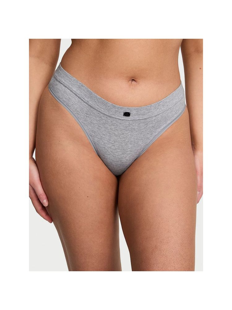 victoria's secret intimates Victoria's Secret Logo Cotton Thong Panty-picture-21