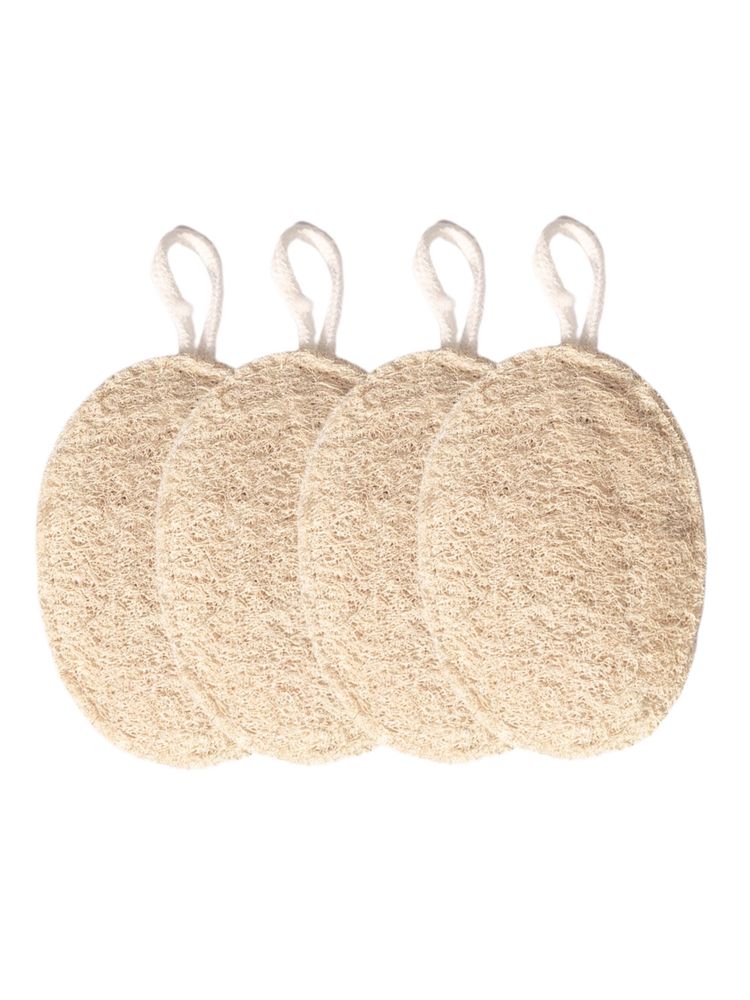 Allure Oval Natural Loofha - Pack of 4 Loofah-picture-32