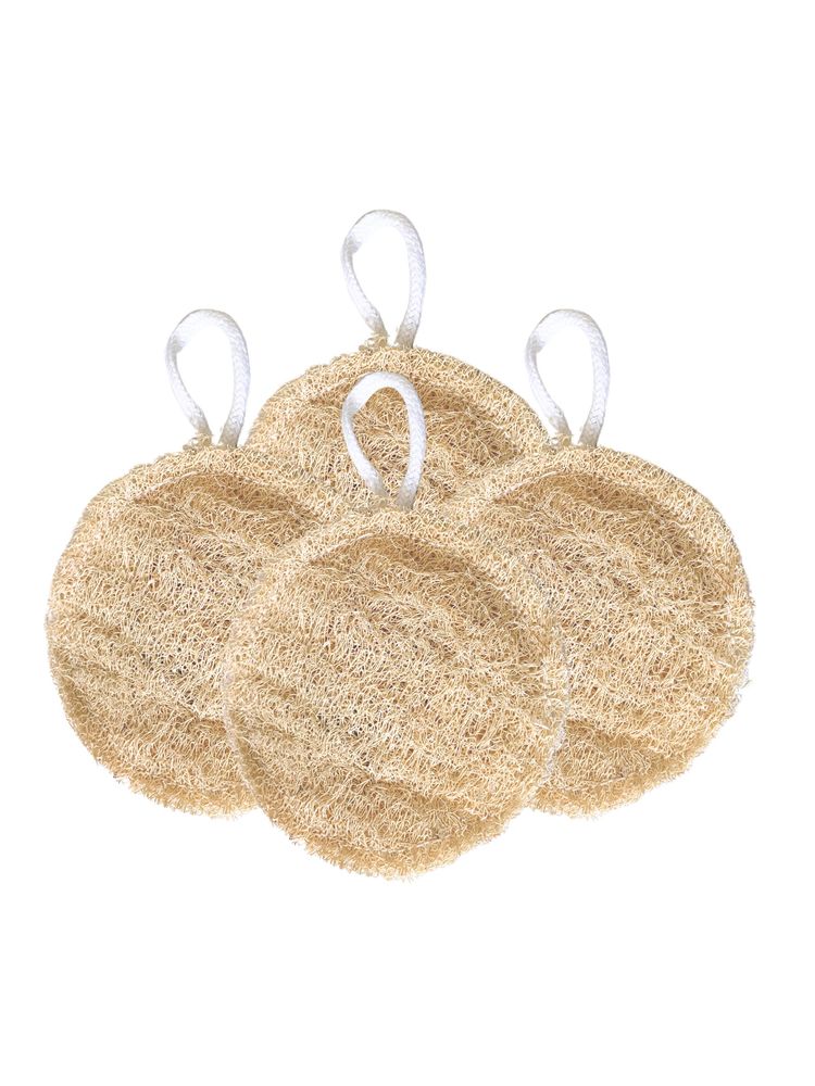 Allure Circle Natural Loofha - Pack of 4 Loofah-picture-33