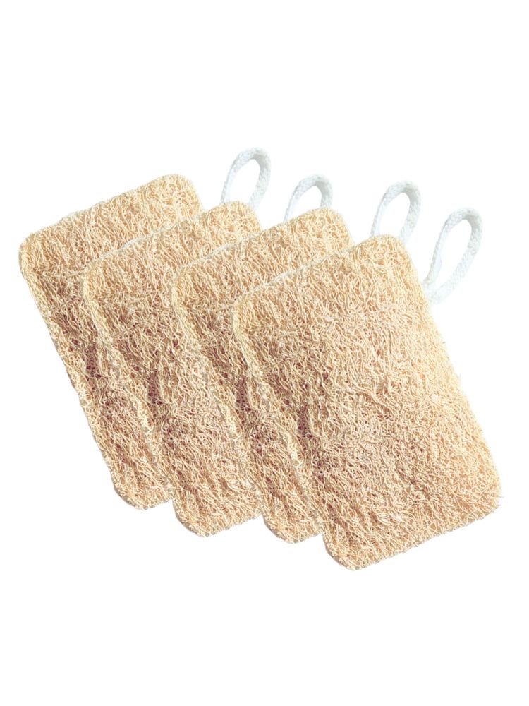 Allure Rectangle Natural Loofha - Pack of 4-picture-45