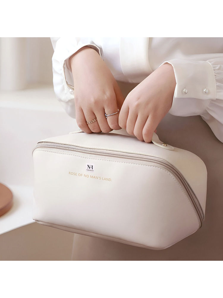 NFI Essentials Travel Organizer Makeup Pouch - White (L)