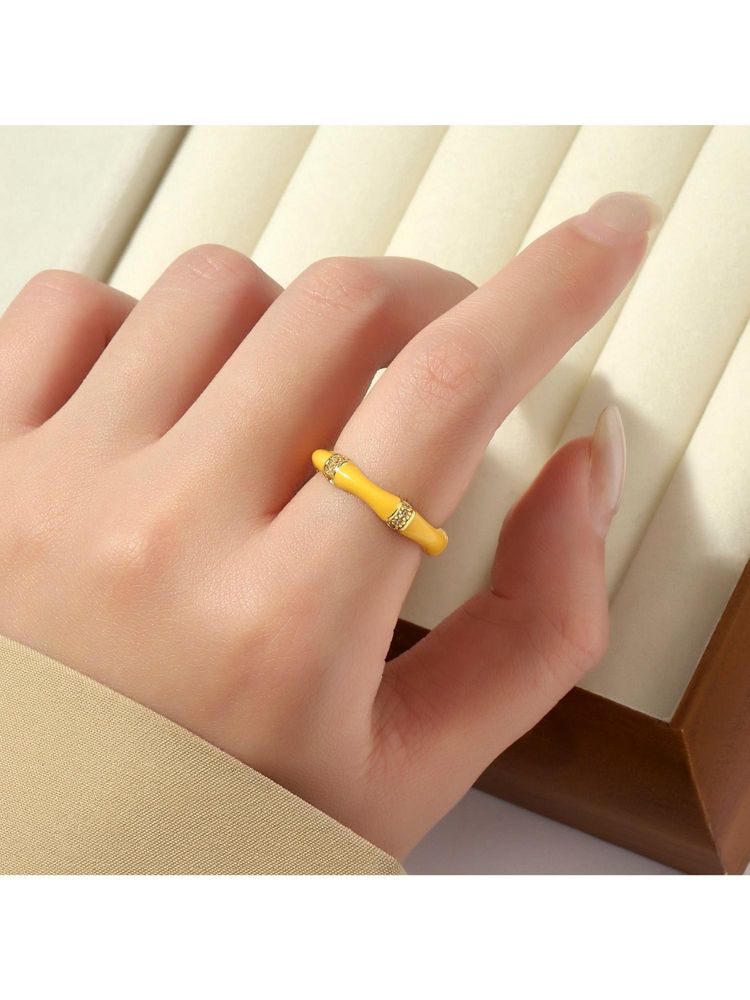 Salty Yellow Honeyed Love Ring-image-6