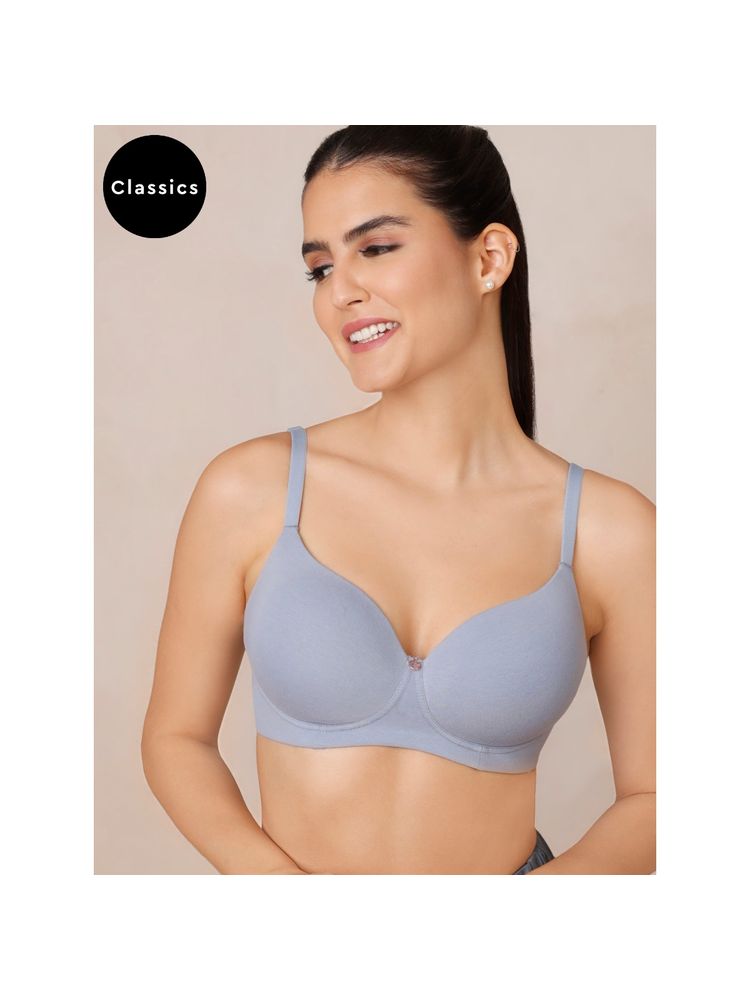 Nykd by Nykaa Cups of Joy Wire-free Shaping Bra - M Blue NYB094