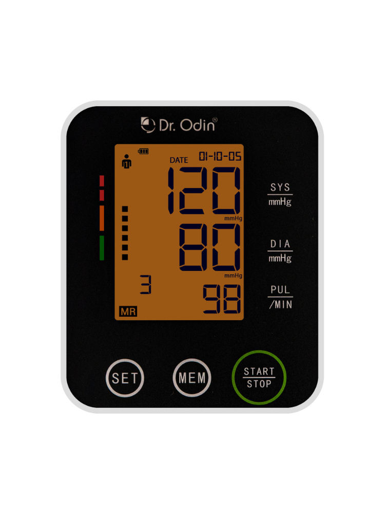 Dr. Odin Automatic Blood Pressure Monitor, Bsx516 Black-image-3