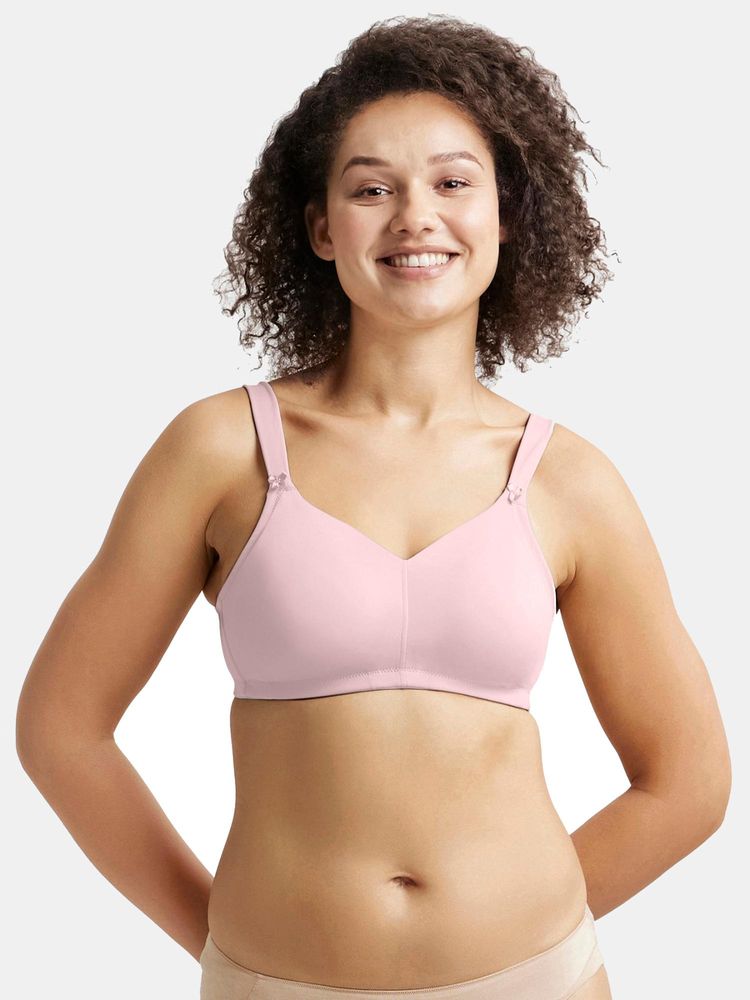 Jockey 1841 Wirefree Non Padded Soft Touch Microfiber Minimizer Bra - Fragrant Lilac-picture-23