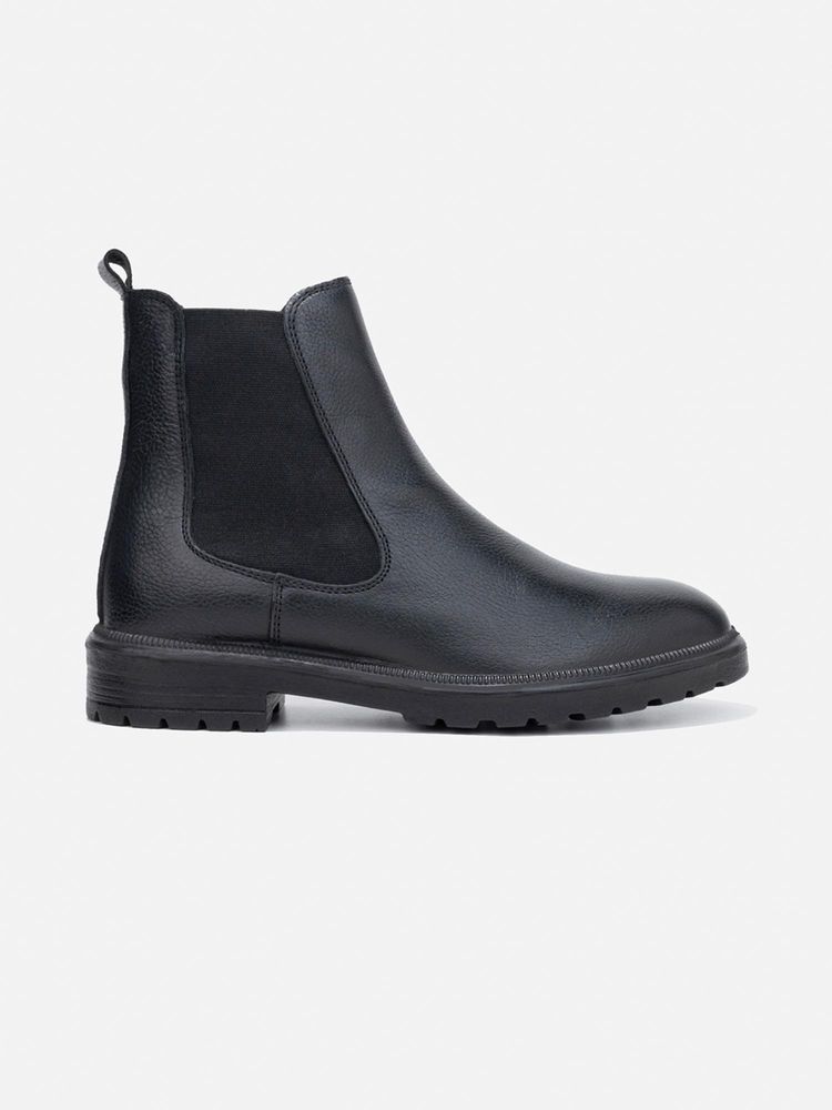Alberto Torresi Women Genuine Leather Black Casual Boots-image-25