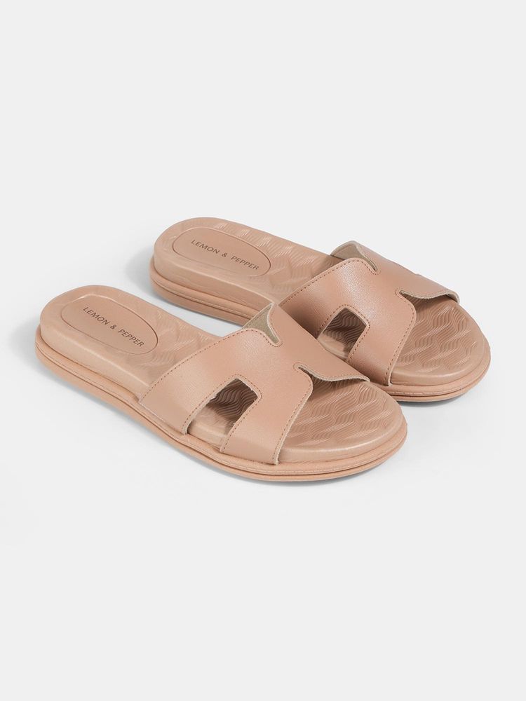 Lemon & Pepper Women Nude Sandals-image-41