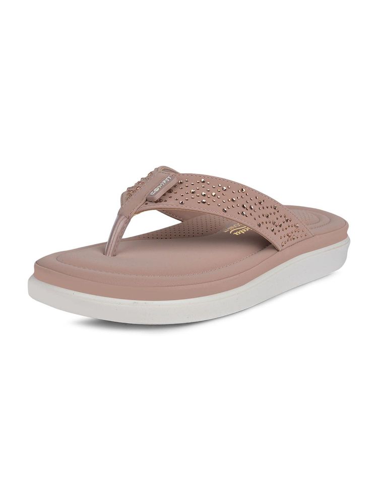 Bata Comfit Women Pink Casual Flip Flops-picture-36