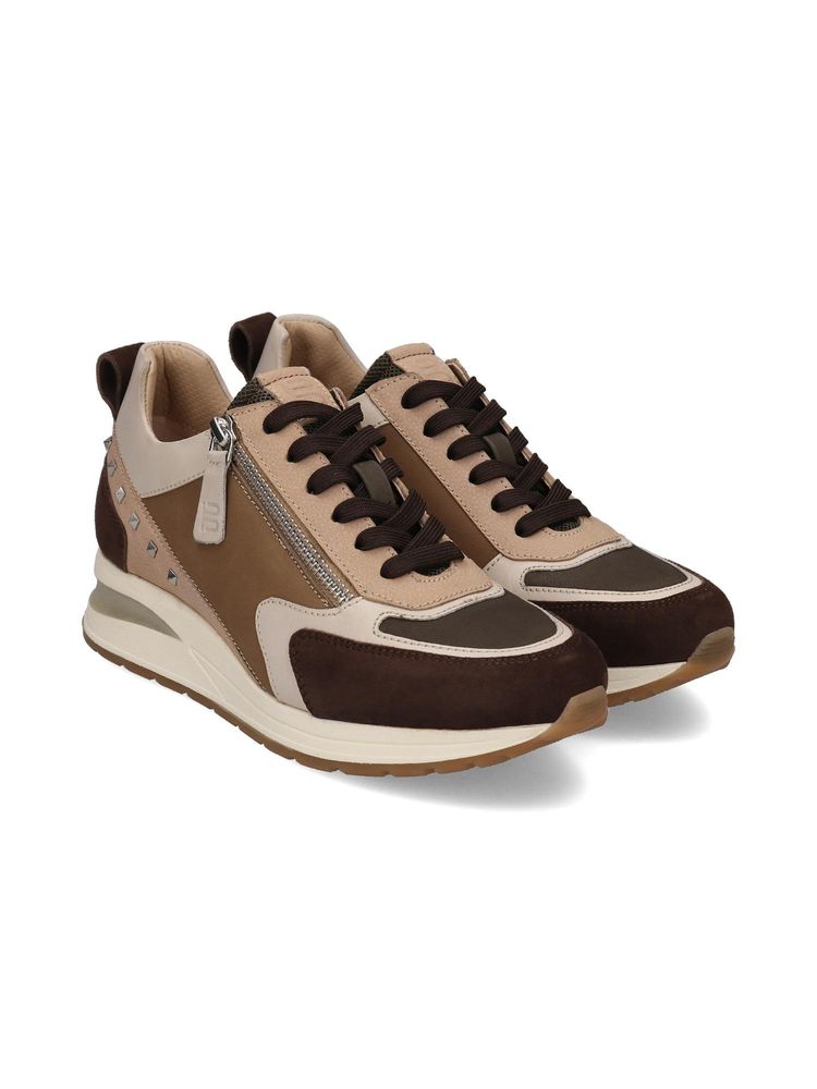 BAGATT Venice Dark Brown Suede Mid Top Sneakers-picture-27