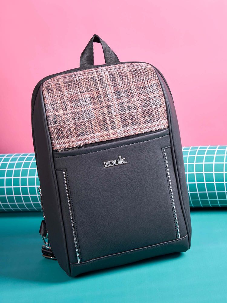 Zouk Women Olina Stylish Handcrafted Backpack - Cashmere Noir (M)-picture-25