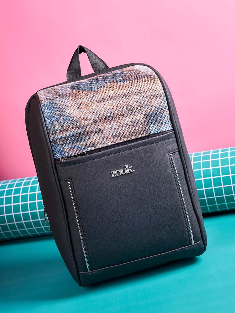 Zouk Women Olina Stylish Handcrafted Backpack - Triund Baroque (M)-picture-14