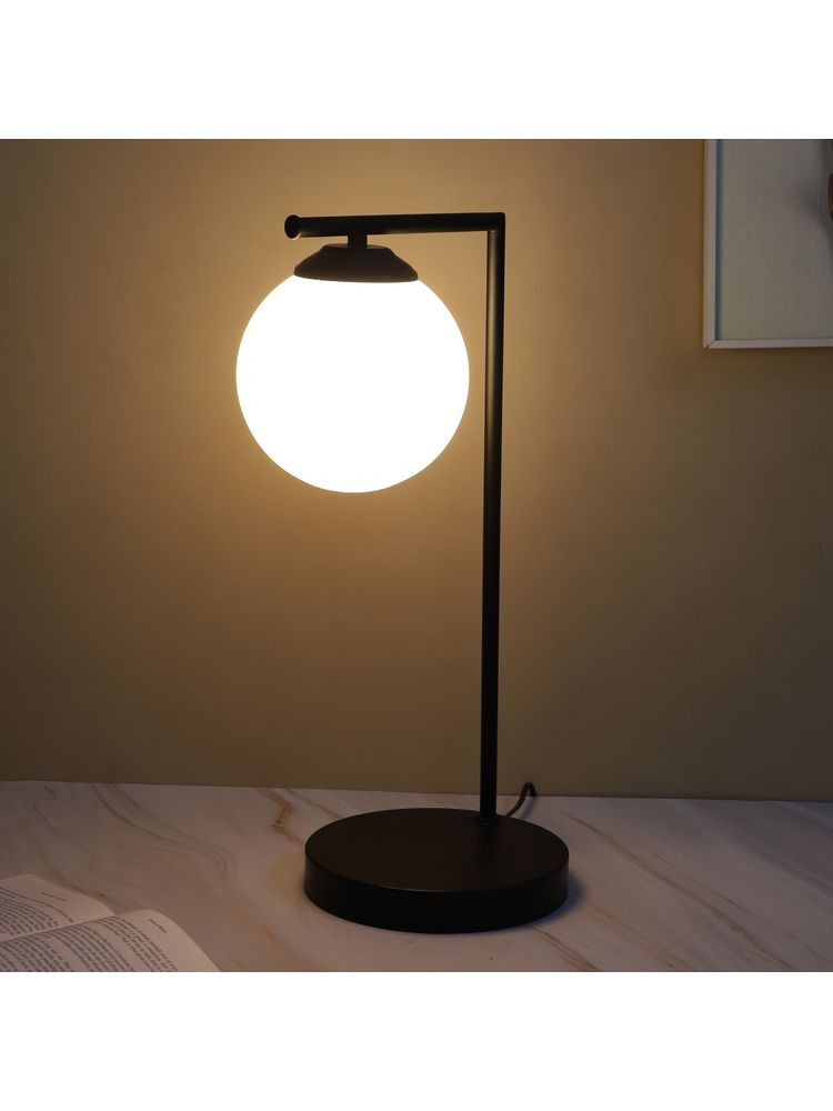 Tu Casa White Black Metal Table Lamp For Home Decoration-picture-48