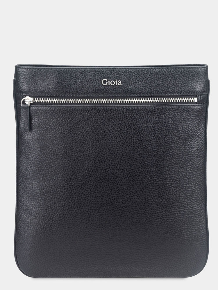 Gioia Men Black Louis Slim Crossbody Sling Bag-image-35