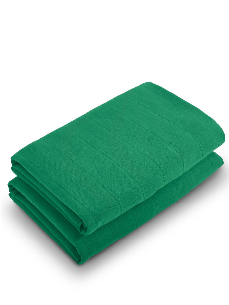SPACES Green Freshlite Cotton 250 Gsm Dobby Plain Bath Towels-picture-34