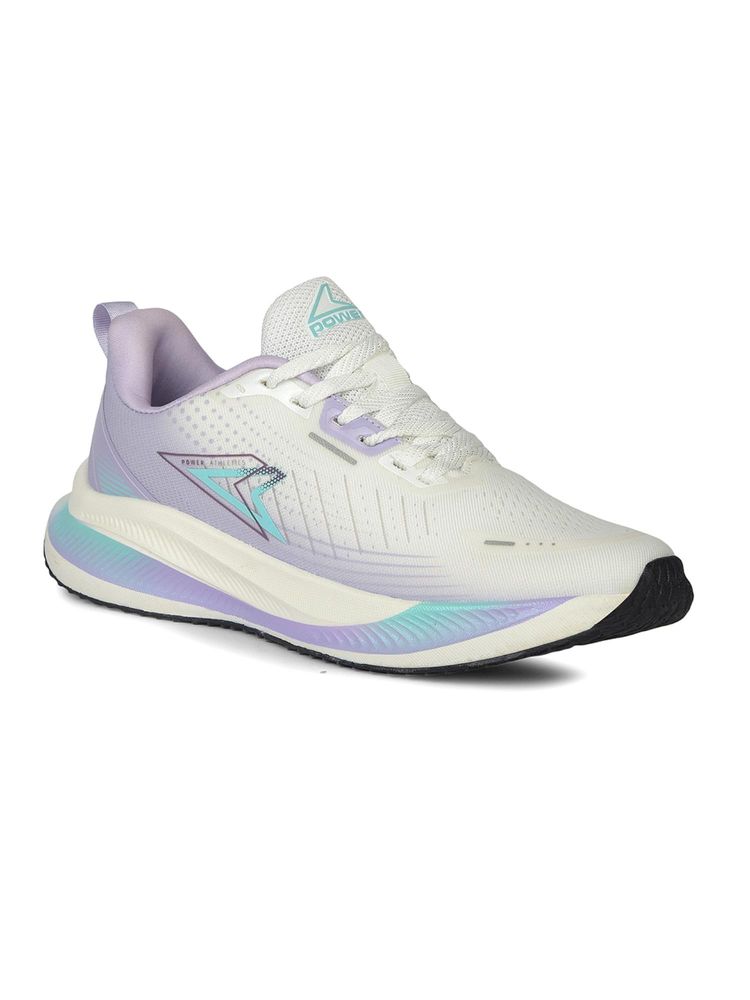 Power Women White Running Shoes-picture-3