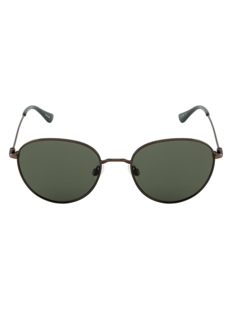 Opium Eyewear Unisex Round Sunglass 100% UV Protection Green Lens (OP-10386-C03-53) (53)-image-1