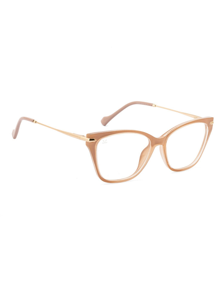 PERKEY Soft Cat Eye Full Rim Glossy Pink Spectacle Frame For Women (OPTL0023-C3) (52)-picture-15