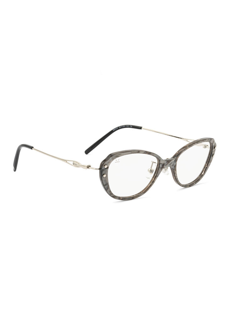 PERKEY Small Full Rim Oval Stone Grey Eyeglass Frame For Women (OPTL0025-C2) (49)-image-18