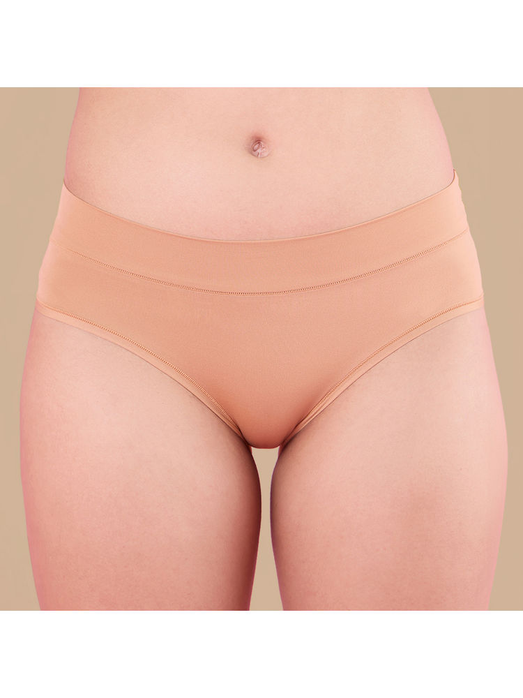 Nykd by Nykaa Super 4 Way Stretch Hipster Panty-NYP342-Tan-picture-14