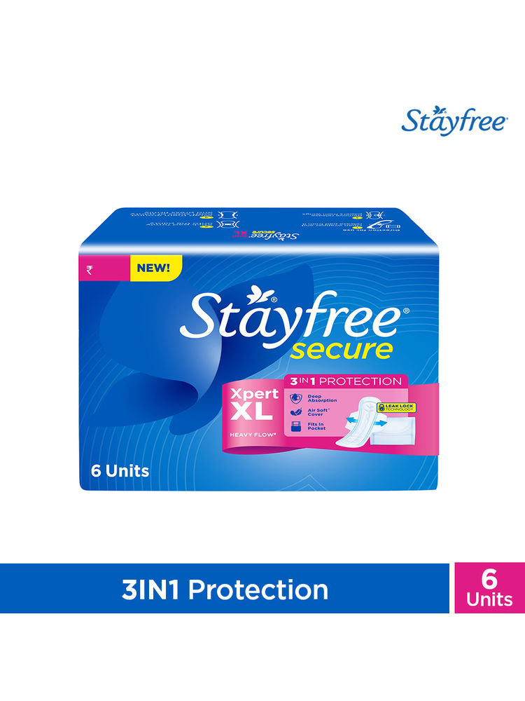 Stayfree Secure 3-in-1 Protection Xpert XL For Heavy Flow-picture-21