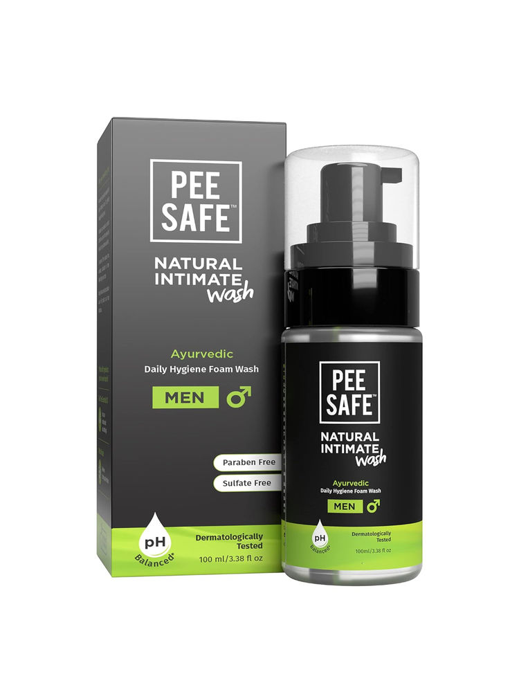 Pee Safe Intimate Wash For Men With Aloevera And Tea Tree For Ichiness & Odour (100ml)