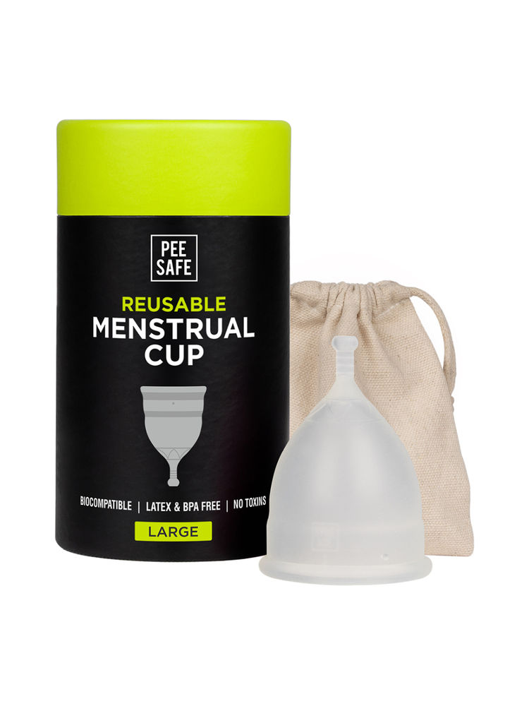 Pee Safe Reusable Menstrual Cup - No leakage,Rash-Free & Upto 12 Hours protection
