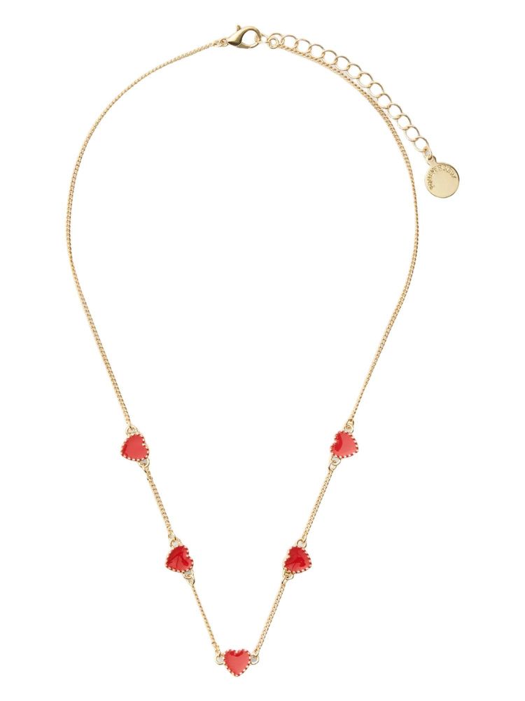 Forever New Harlie Heart Necklace Red-picture-11