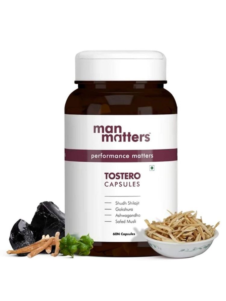Man Matters Testosterone Booster For Men With Pure Shilajit & Ashwagandha