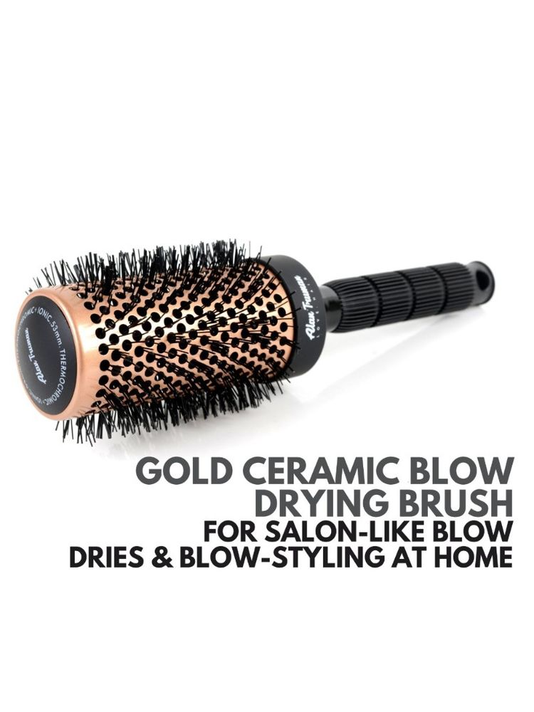 Alan Truman Gold Ceramic Blow-drying Brush - Medium