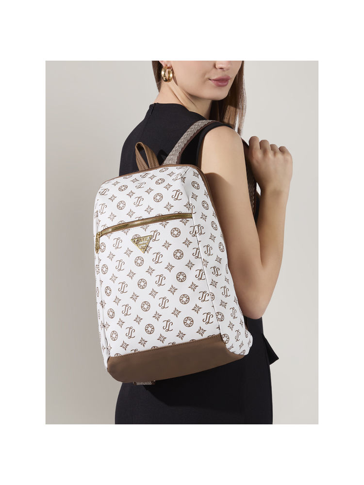 Lavie Signature Womens Off White St.Louis Backpack (S)-picture-15