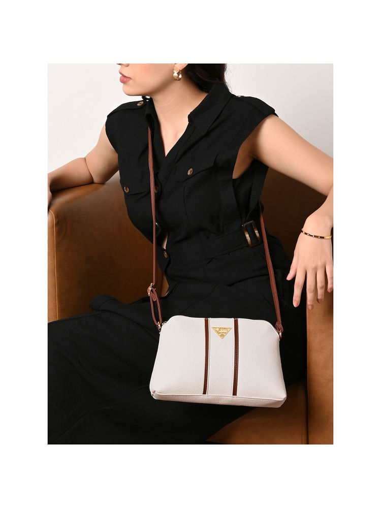 Lavie Signature Off White Georgia Womens Sling Bag (S)-picture-15