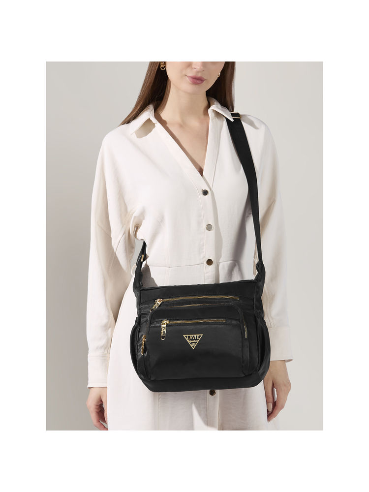 Lavie Signature Black Womens Tucson 7C Sling Bag (L)-picture-22