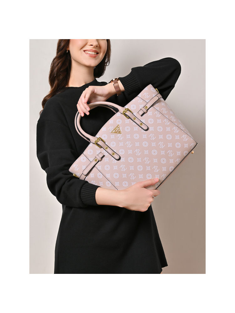 Lavie Signature Womens Pink LS Montreal Large Tote Bag (L)-picture-17