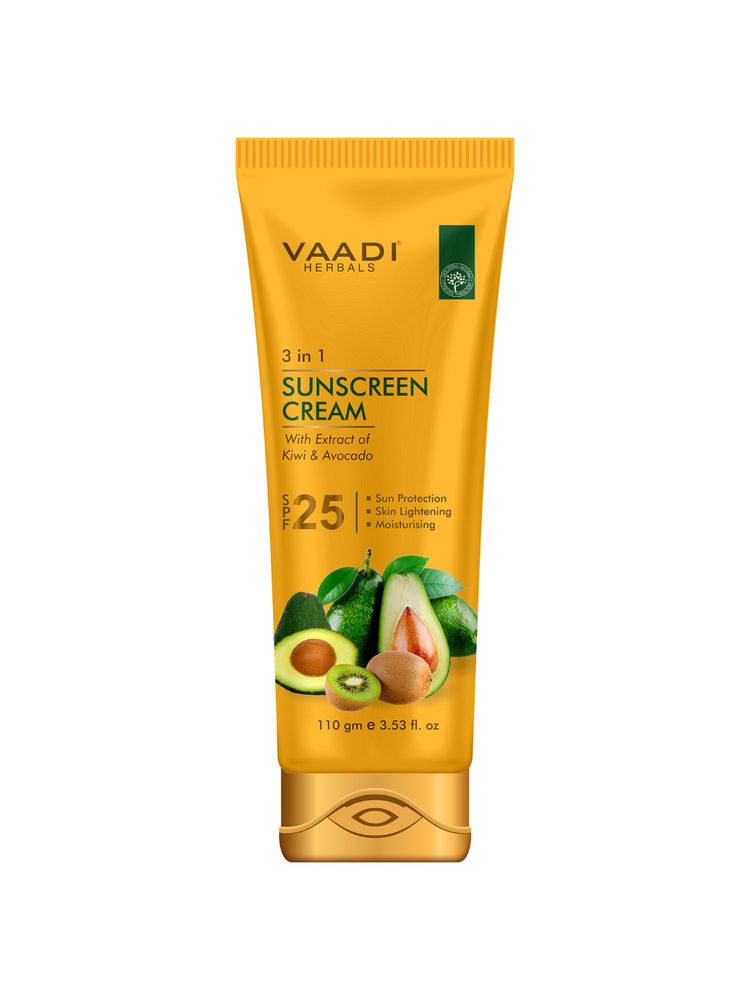 Vaadi Herbals 3 In 1 Sunscreen Cream with Extract Of Kiwi & Avocado-picture-15