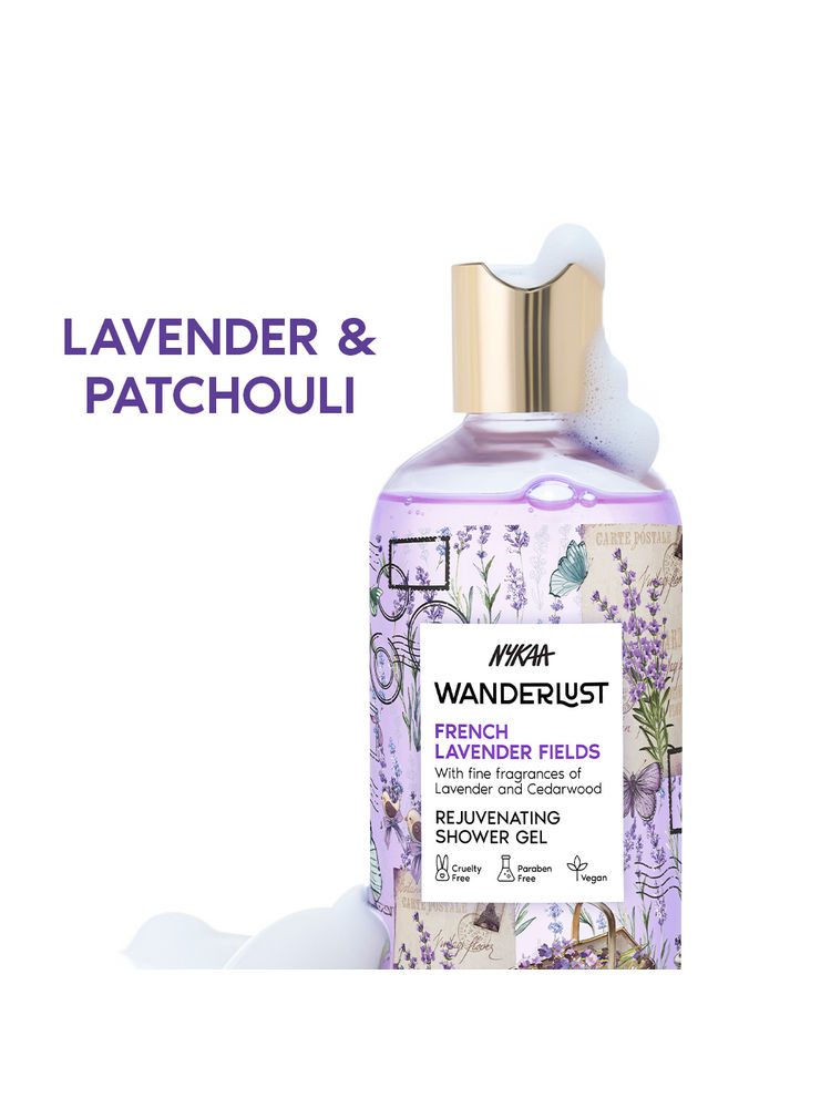 Nykaa Wanderlust French Lavender Floral Fragrance Cleansing Shower Gel With Lavender And Patchouli-picture-16