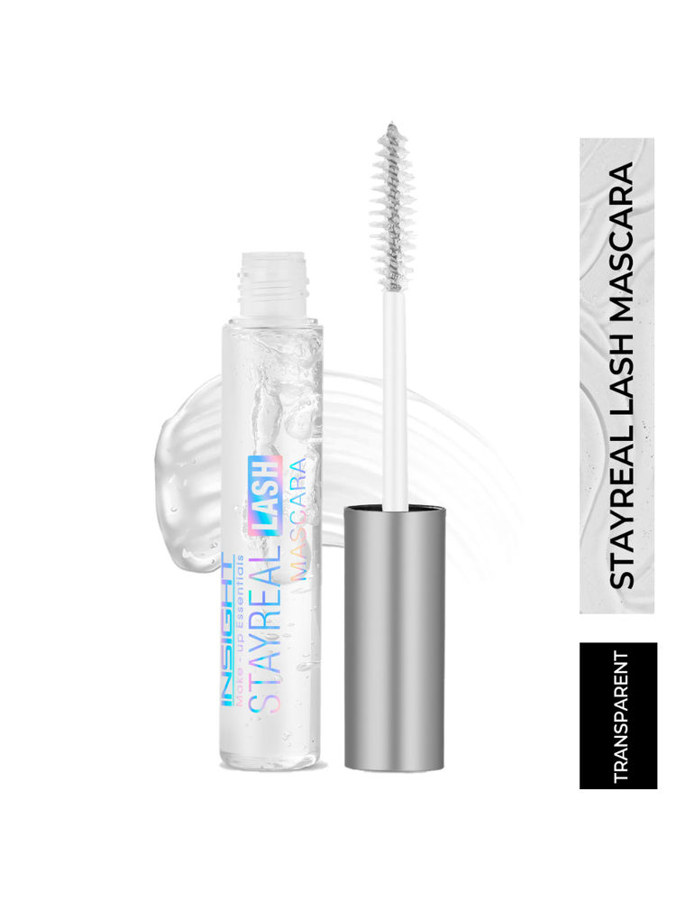 Insight Cosmetics Stay Real Transparent 2 In 1 Brow & Lash Mascara,Sweatproof Long Wear Formula - Transparent