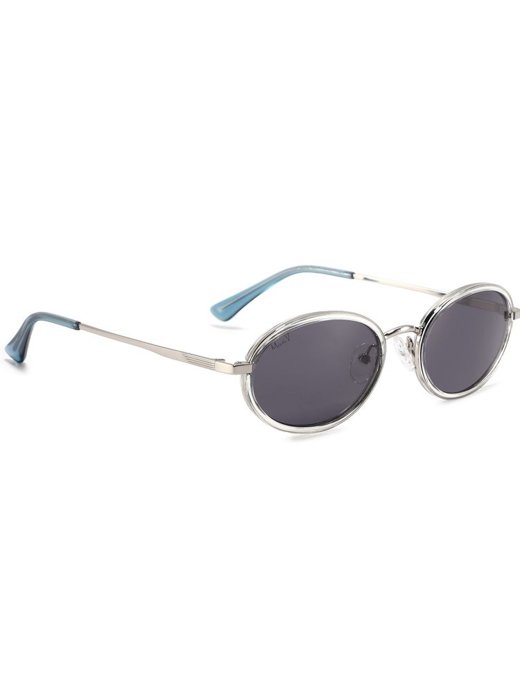 MacV Unisex Polarised & UV Protected Black Lens Oval Sunglasses (54)-picture-25