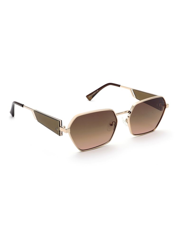MacV Unisex Polarised & UV Protected Brown Lens Rectangle Sunglasses (60)-picture-13