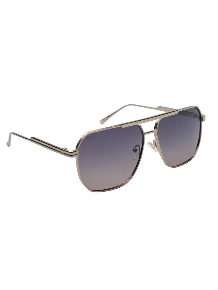 MacV Unisex Polarised & UV Protected Black Lens Square Sunglasses (60)-picture-17