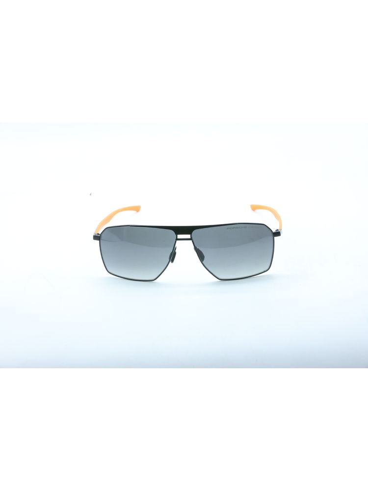 Porsche Design Grey Metal Full Rim Aviator Men Sunglasses (64)-image-37