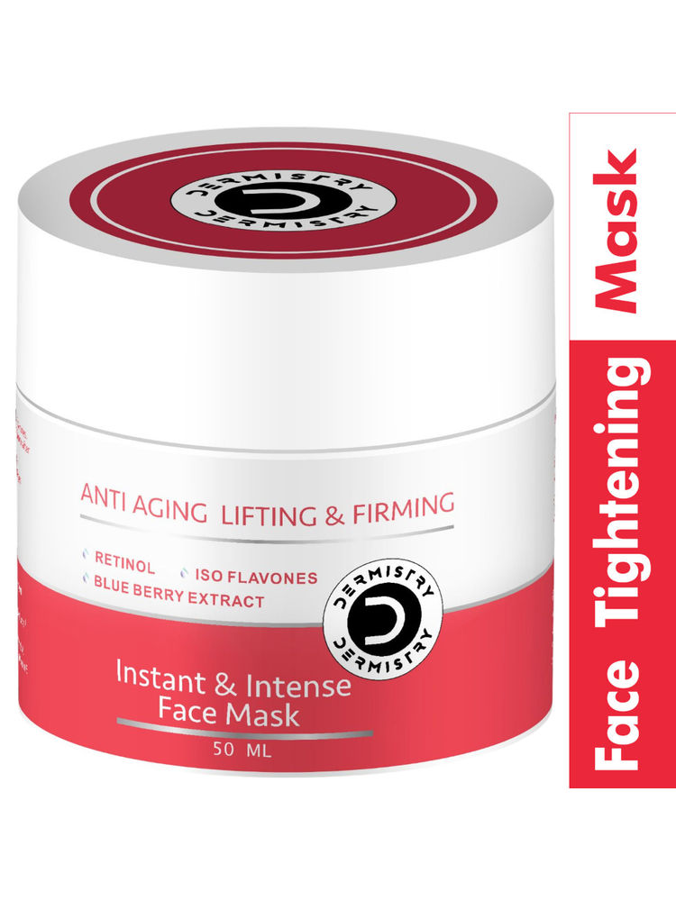 DERMISTRY Anti Aging Retinol Collagen Boost Face Pack Mask Instant Tightening Firming Glowing Skin
