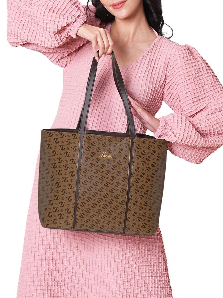 Lavie Women's Meghan Tote Handbag (Coffee) (L)-picture-18