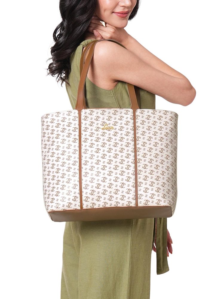 Lavie Women's Meghan Tote Handbag (Off White) (L)-picture-20