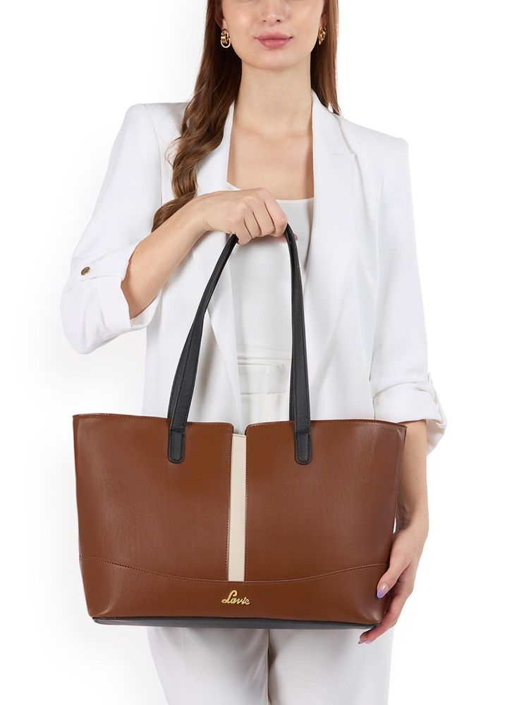 Lavie Women's Lyla Colourblock Large Tote Handbag (L)-picture-14