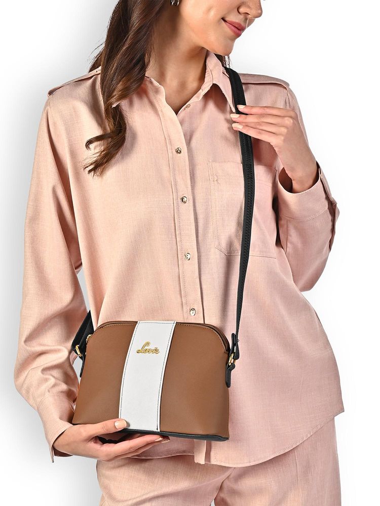 Lavie Women's Janice Sling Bag (Tan) (M)-image-24
