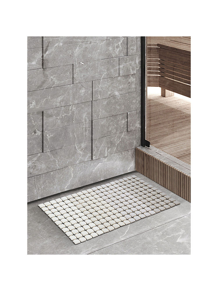 Obsessions Pvc Anti Slip Shower Mat, Multi-picture-15